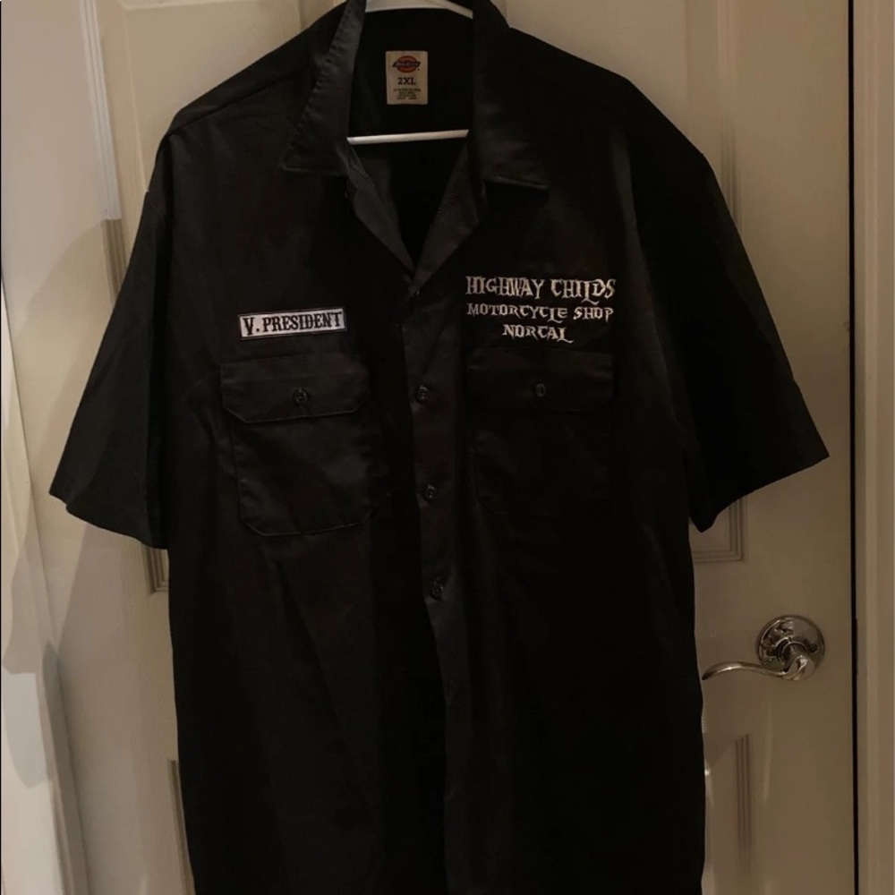 Dickies motorcycle shop mechanics top
